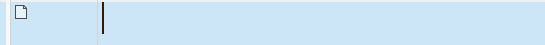 Screenshot showing a text cursor in an empty Trados Studio text box with no visible errors or warnings.
