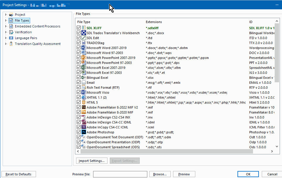 Example of Segment Status Mapping for XLF