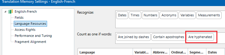 Count as one word if options