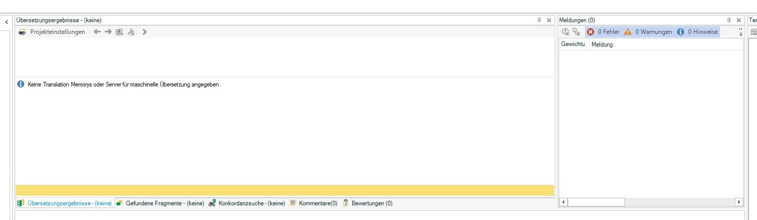 Translation Results next to Results details