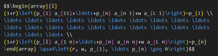 Screenshot of Trados Studio showing a mathematical equation with single backslashes in the source text.