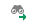 Icon of binoculars with a green arrow pointing rightwards.