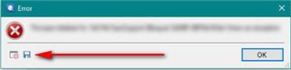 Error dialog box in Trados Studio with a red X icon, indicating 'The type initializer for 'Sdl.LanguagePlatform.TranslationMemoryApi.TranslationMemory' threw an exception.' with an arrow pointing to a details button and an OK button.