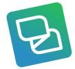 Screenshot displaying the general Trados Studio icon, a blue square with stylized overlapping white rectangles.