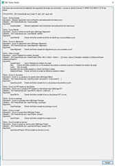 Screenshot of Trados Studio's error log with multiple entries detailing various issues and errors encountered during project operations.