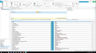 Trados Studio 2019 interface showing a PO file with untranslatable code in the source column and misplaced source text in the target column.