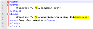 Screenshot of Trados Studio with HTML code displaying incorrectly formatted special characters and added '>' symbol in the export.