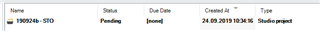 Pending Project