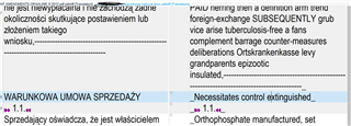 Screenshot of Trados Studio showing text reverting to original language mid-file without error message.