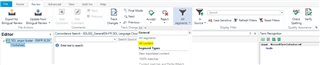 Trados Studio Review toolbar with filter options, highlighting the 'All Content' filter as selected.