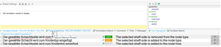 Screenshot of Trados Studio showing segment 2 without a fuzzy match and segment 3 with a 74% fuzzy match. No visible errors or warnings.