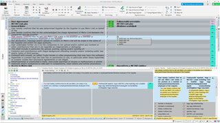 Screenshot of Trados Studio with the term 'METRO Link' not being suggested by AutoSuggest in the segment.