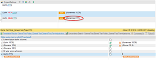 Screenshot of Trados Studio with a highlighted segment 'Uhrzeit 2:11' indicating '2:11' as one token.