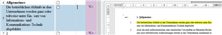Screenshot of Trados Studio preview highlighting a segment that fails to merge with additional text.