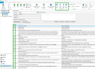 Screenshot of Trados Studio interface showing the Translation Memory view with a list of TMs. No visible errors or warnings.