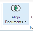 SDL Trados Studio ribbon with 'Align Documents' button highlighted.