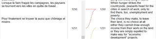 Screenshot of Trados Studio showing a warning for misaligned segments in a large document with a red dashed line indicating the offset.