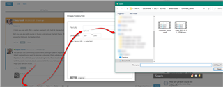 Screenshot of Trados Studio showing an error message 'File path is invalid' with a red arrow pointing towards the error.