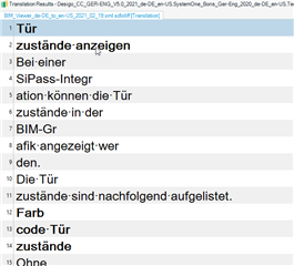 Trados Studio translation segment view with text separated by 'br' tags, indicating where new segments should be created.