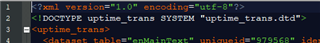 Screenshot of Trados Studio XML code with correct attribute values enclosed in double quotes, similar to alt_text_1.