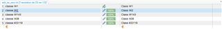 Screenshot of Trados Studio showing a clean Translation Memory with default settings and expected translations.
