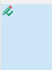 Trados Studio segment with a green checkmark indicating a match but no percentage displayed.