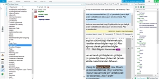 Screenshot of Trados Studio with the term 'Order Form' now visible in the term recognition panel after being added to the termbase a second time.