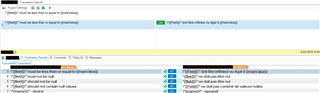Trados Studio Editor view showing pre-translated segments with AT flags and a Context Match in the translation results.
