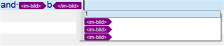 Screenshot showing a dropdown box with single digit numbers as tags in Trados Studio Ideas, suggesting the need to exclude them for efficiency.