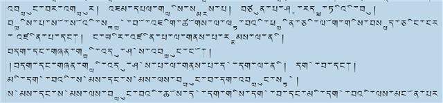 Incorrect display of Tibetan script in Trados Studio with letters not stacking, resulting in disjointed and unreadable text.