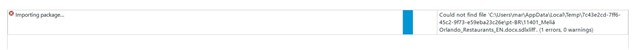 Error message in Trados Studio: 'Could not find file C:UsersAppDataLocalTemp2fabcde-789-xyz.sdlxliff'.
